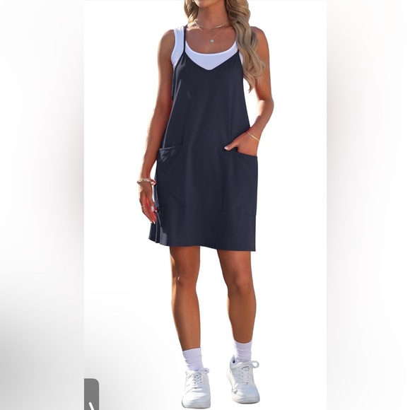 WNEEDU Women’s Sleeveless Dress - Picture 1 of 6